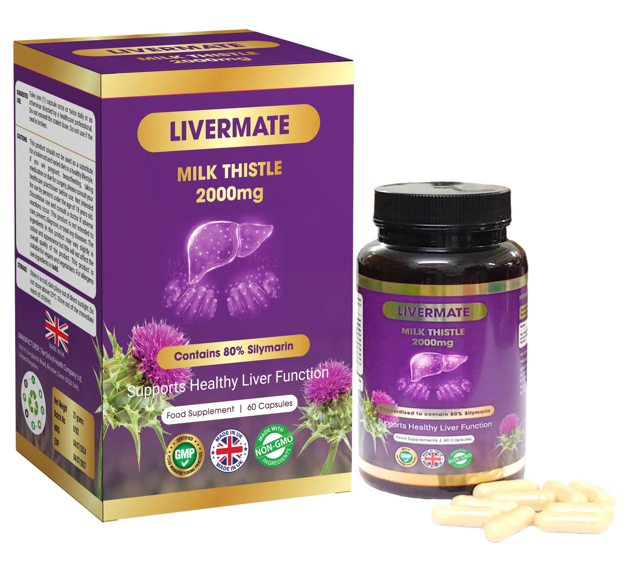 LIVERMATE – Viên Uống Bảo Vệ Gan Từ Cây Kế Sữa